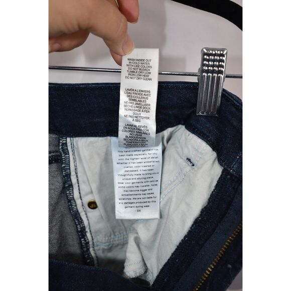 Good American Good Legs Skinny Jeans Mid Rise Blue224 Dark Wash Size 10 / 30 - Picture 10 of 12